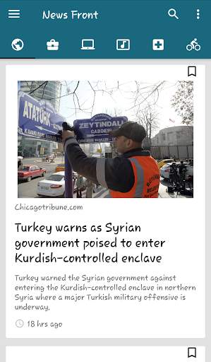 News Front - A News Reading App screenshot 1