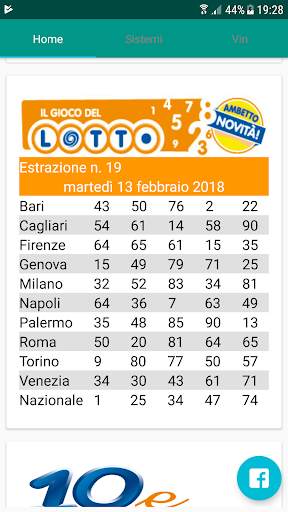 Sistemi Lotto free screenshot 1