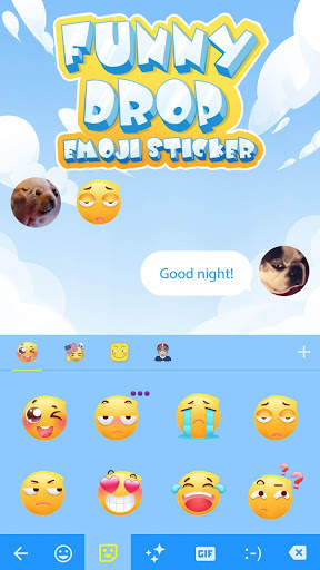 Funny Drop Emoji Sticker screenshot 3