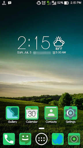 Go Green Theme скриншот 1