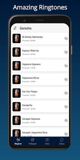 Ganesha Ringtone Wallpaper Video Status screenshot 2
