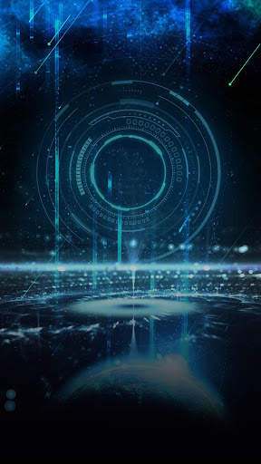 Blue Neon Future Tech -- APUS  screenshot 8