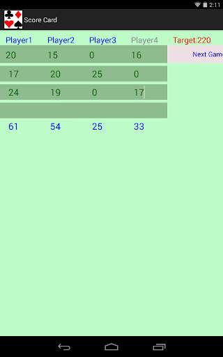 Rummy Score Card screenshot 5
