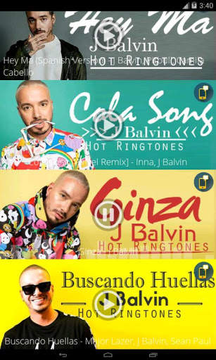 J Balvin - Hot Ringtones screenshot 3
