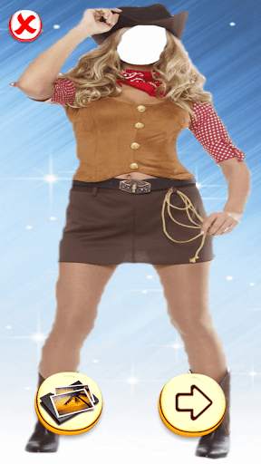 Cowboy Dress Selfie Photo Edit screenshot 1