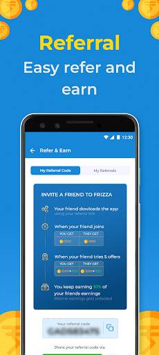 Money earning app Frizza screenshot 5