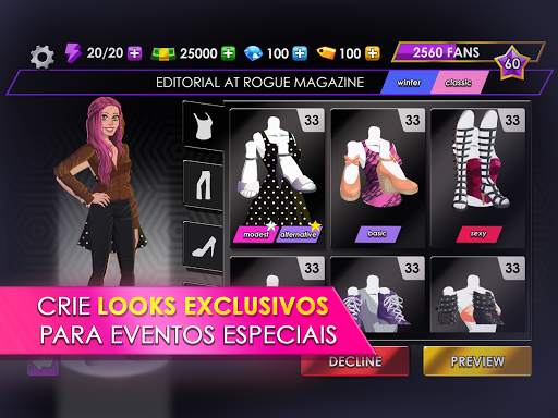 Fashion Fever: Jogo de Moda screenshot 8