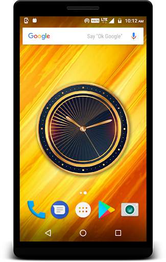 Golden Clock Live Wallpaper screenshot 2