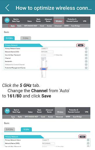 Motorola Modem Router Guide screenshot 2