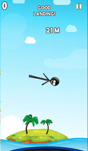 Stickman Water Trampoline Flip screenshot 4