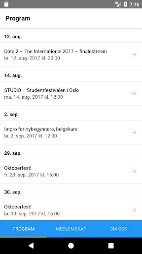 Chateau Neuf - Det Norske Studentersamfund screenshot 2