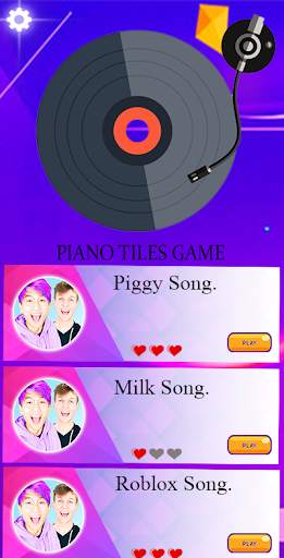 Lankybox Piano Tiles screenshot 1
