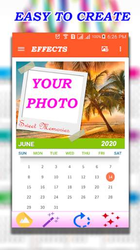 Photo Calendar Maker 2020 : Photo Calendar Frame screenshot 4