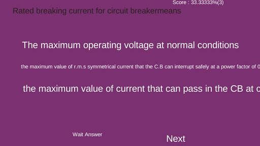 Electrical Quiz screenshot 2