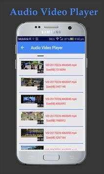 Audio Video Player screenshot 3