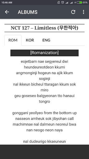 NCT Lyrics (Offline) screenshot 8