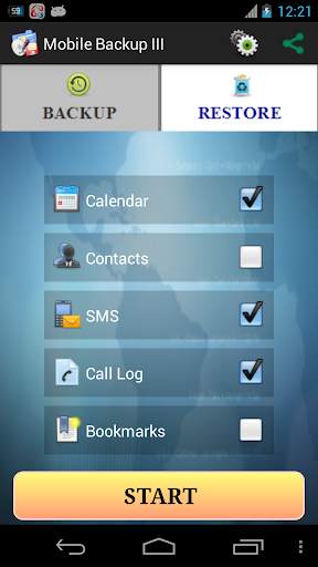 Mobile Backup 3 screenshot 2