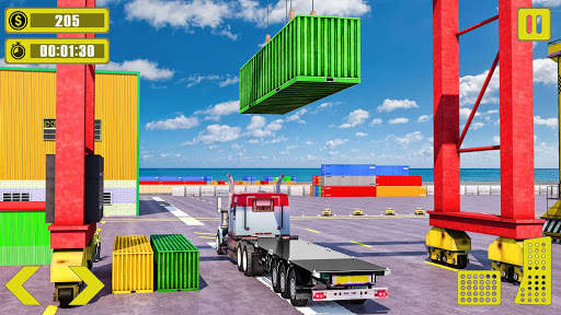 Crane Cargo Crew: Port Driving & Parking screenshot 5