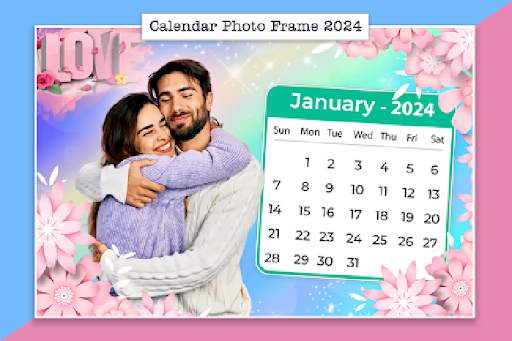 Calendar photo frame 2024 screenshot 1