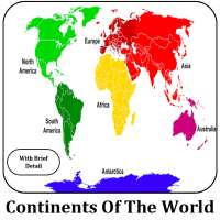 Continents of world logo