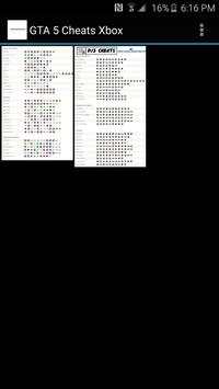 Cheats for GTA 5 screenshot 1