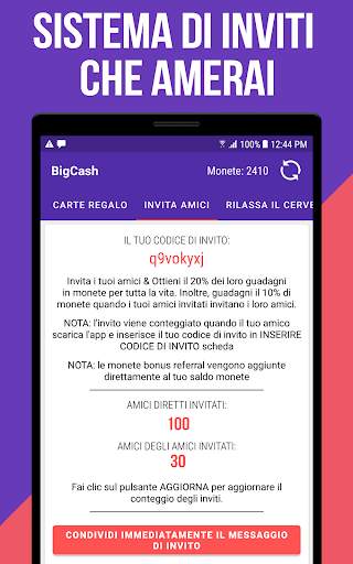 Guadagna Denaro e Buoni Regalo screenshot 3