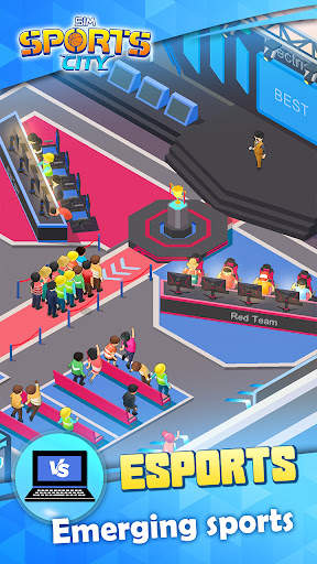 Sim Sports City - Tycoon Game स्क्रीनशॉट 4