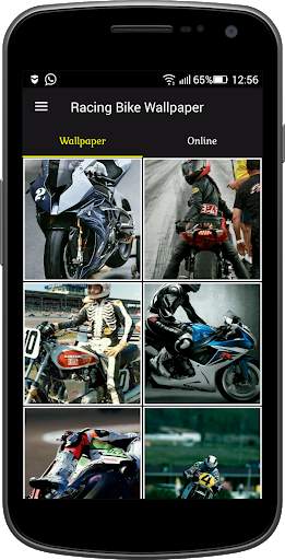 Racing Bike Wallpaper screenshot 1