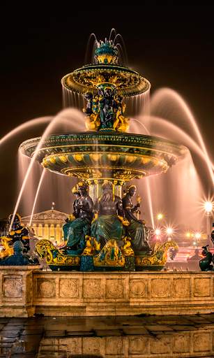 Paris Night Live Wallpaper (backgrounds & themes) screenshot 2