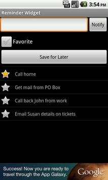 Reminder Widget 4 تصوير الشاشة