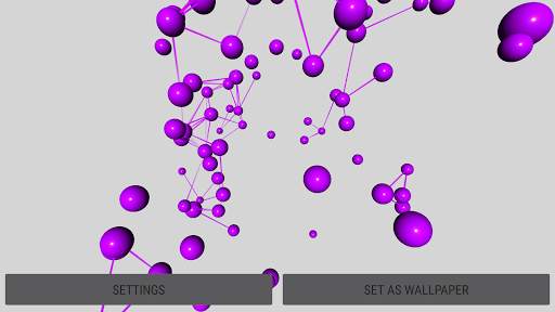 Particle Molecules 3D Live Wallpaper screenshot 22