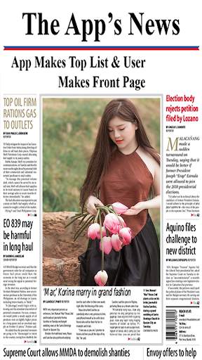 News Paper Photo Frames screenshot 2