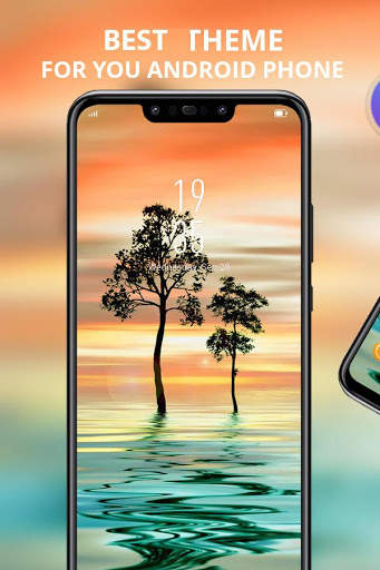 Abstract theme Reflection in trees screenshot 4