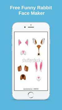 Funny Rabbit Face Maker-Free Funny Face Maker screenshot 7