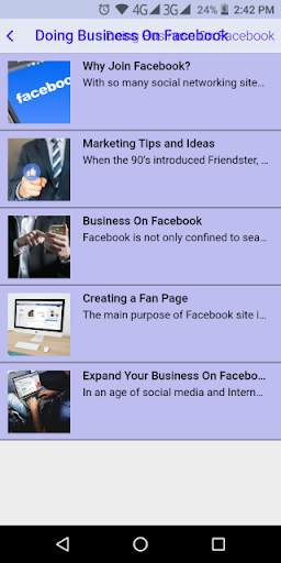 Doing Business On Facebook screenshot 2