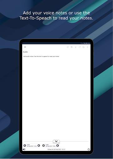 Safe Notes - Protect your notes, list, audio screenshot 13