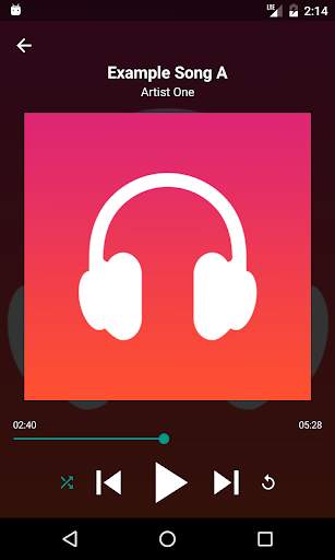 Music Player screenshot 1