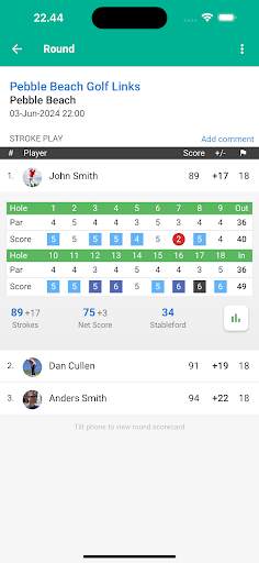 mScorecard - Golf Scorecard screenshot 2