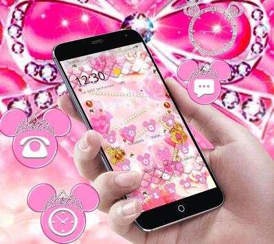 Pink Minny Bowknot Theme screenshot 4