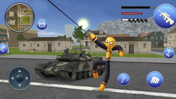 Amazing Spider Stickman Rope: City Gangstar Crime स्क्रीनशॉट 2