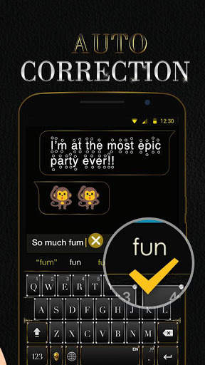 Blackdiamond Keyboard Theme screenshot 5