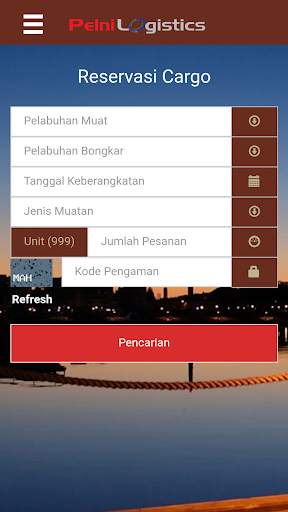 Cargo Reservation  Pelni Logistics screenshot 1