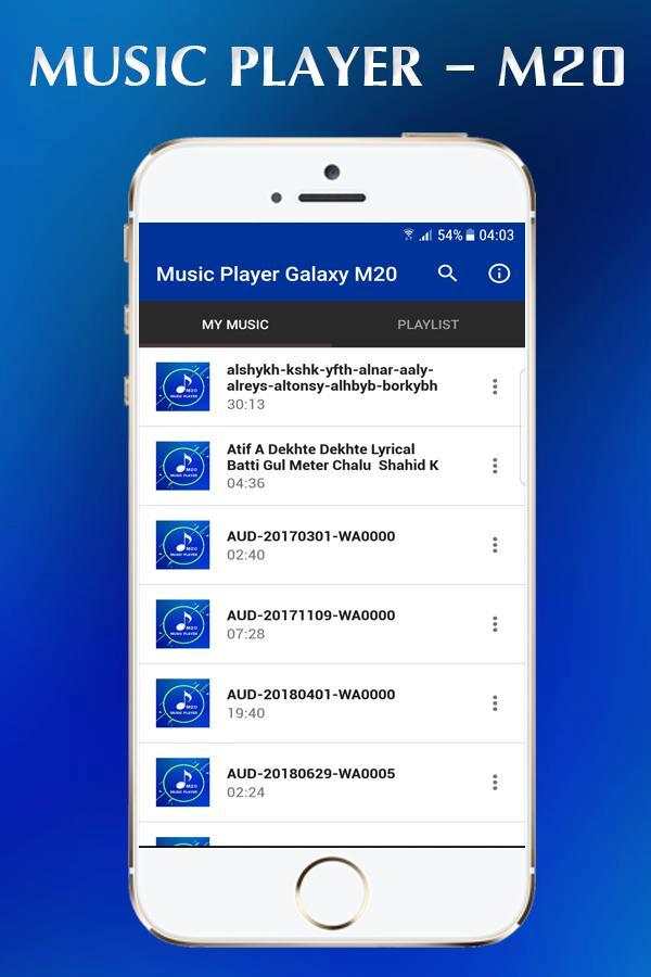 Music Player For Galaxy M20 screenshot 3