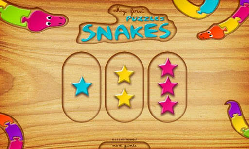 First Kids Puzzles: Snakes скриншот 1