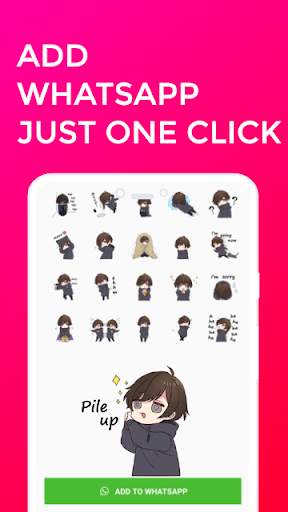 Cute & Funny Boys Stickers for WhatsApp screenshot 8