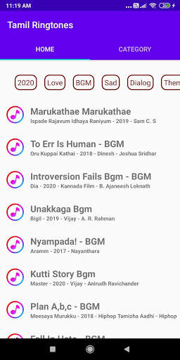 Tamil Ringtones screenshot 3