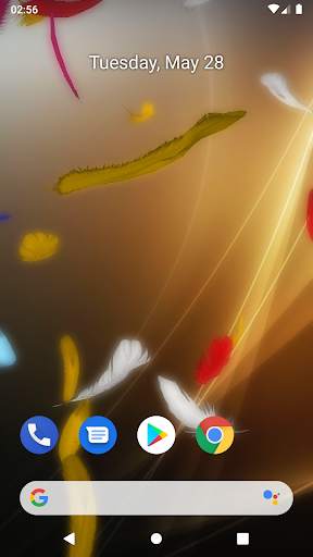 Feathers 3D live wallpaper screenshot 1