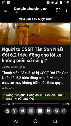 Đọc báo bằng giọng nói screenshot 8