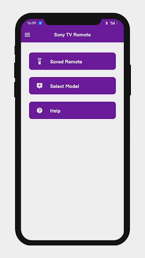 Remote for Sony TV screenshot 1