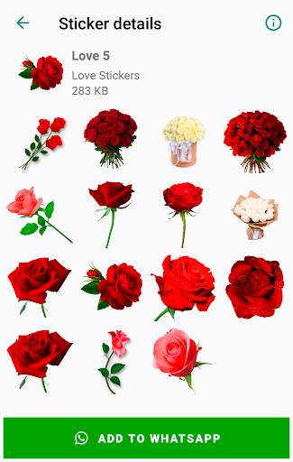 Love Sticker Memojis for WhatsApp - WAStickerApps screenshot 5